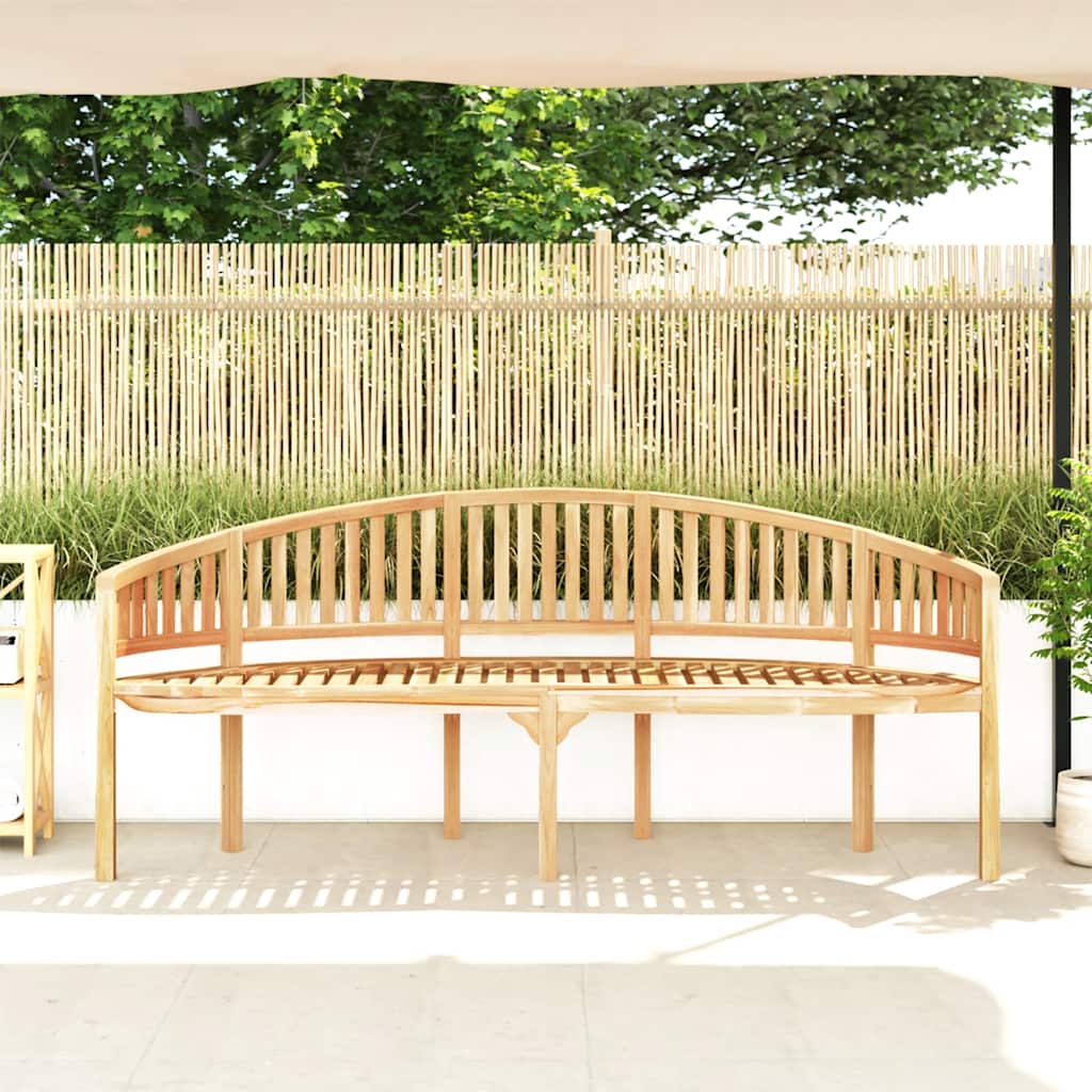 Garden Bench Natural Teak Solid Teak Wood Large Durable