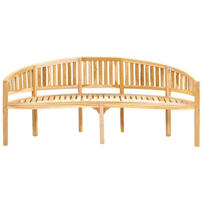 Garden Bench Natural Teak Solid Teak Wood Large Durable