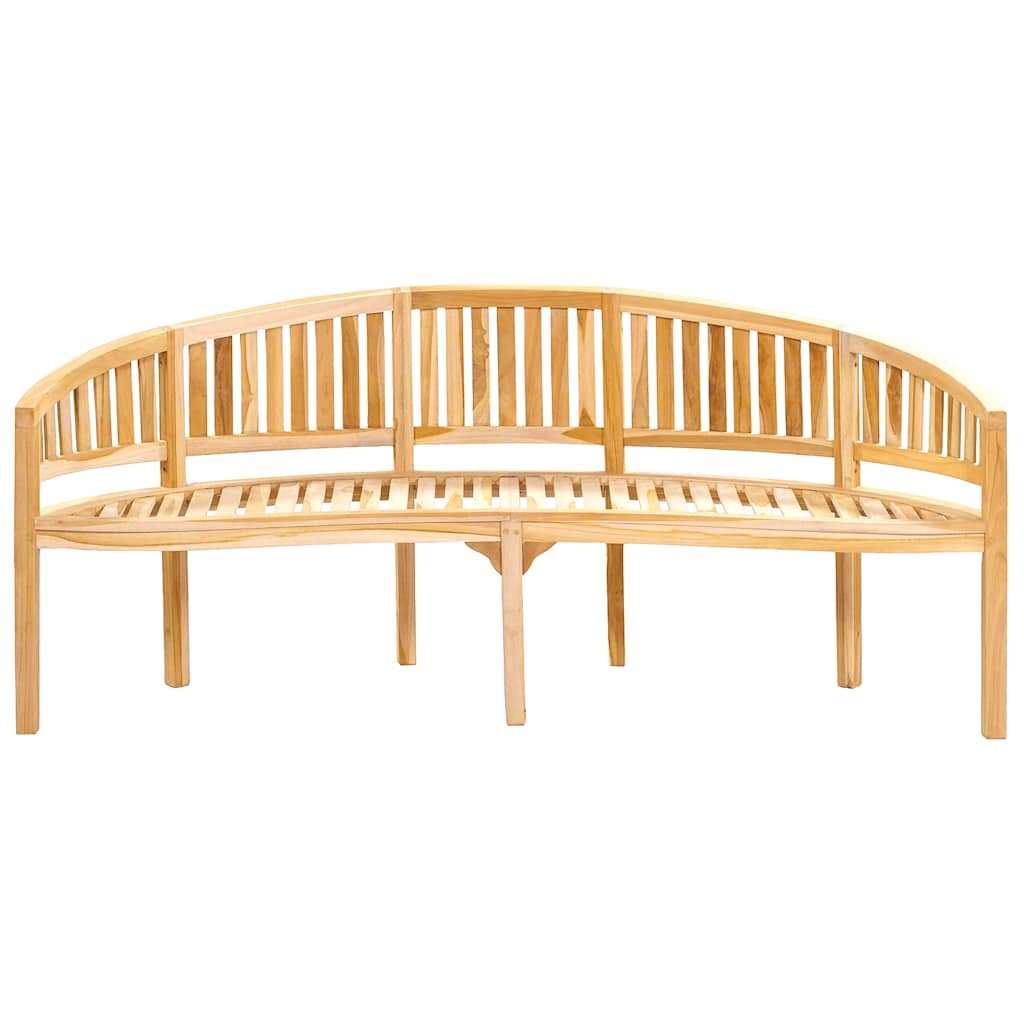 Garden Bench Natural Teak Solid Teak Wood Large Durable