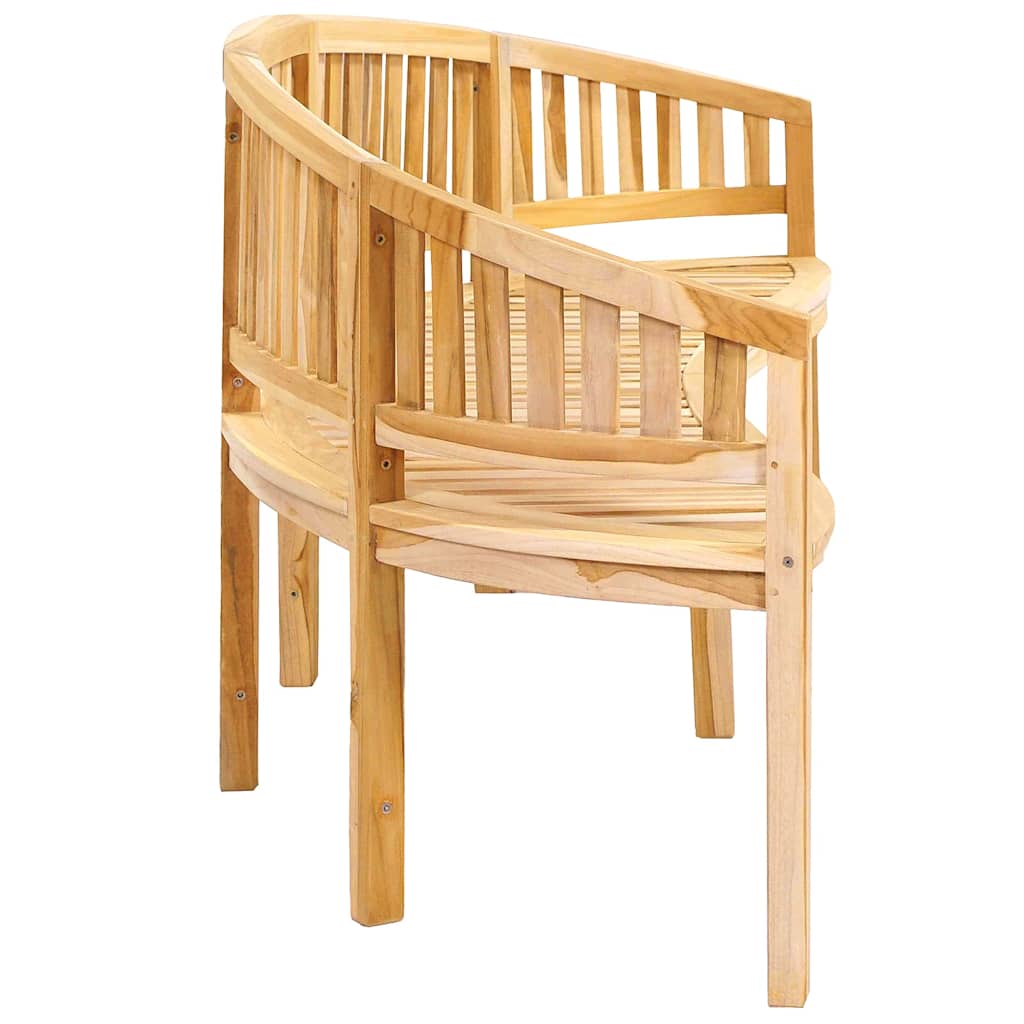 Garden Bench Natural Teak Solid Teak Wood Large Durable