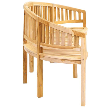 Garden Bench Natural Teak Solid Teak Wood Large Durable