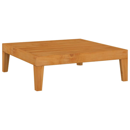 Garden Table Natural Wood Solid Acacia Wood Medium Modular