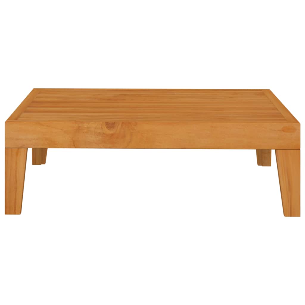 Garden Table Natural Wood Solid Acacia Wood Medium Modular