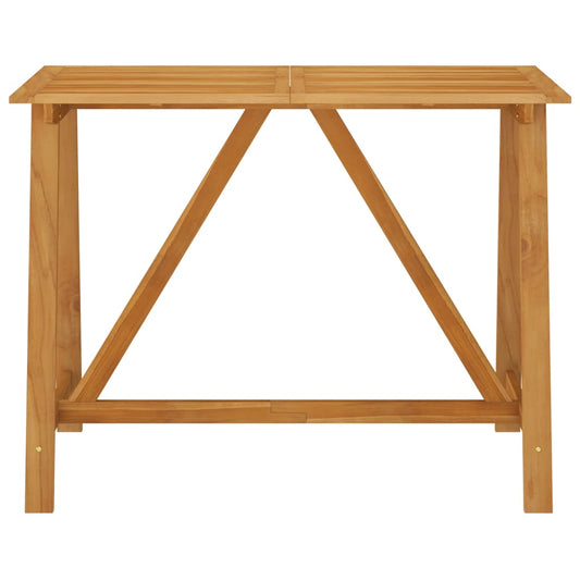 Garden Bar Table Natural wood finish Solid acacia wood Medium