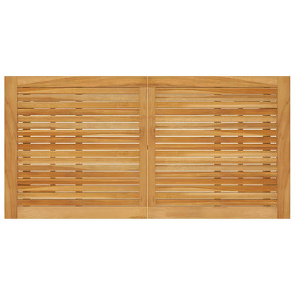 Garden Bar Table Natural wood finish Solid acacia wood Medium