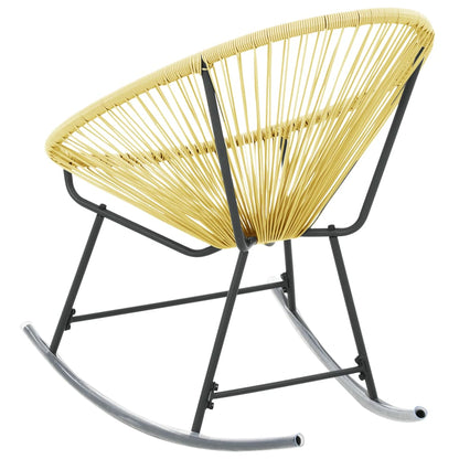 Acapulco Chair Beige Poly Rattan, Powder-Coated Steel Standard
