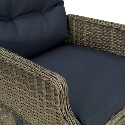 Garden Chair Brown, Black