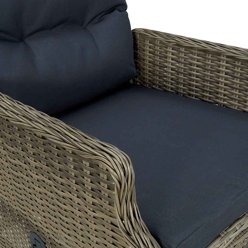 Garden Chair Brown, Black