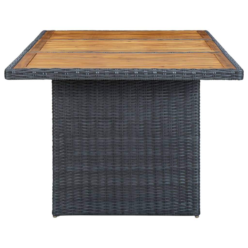 Garden Table Dark grey and brown