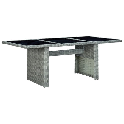 Garden Table Light grey, black