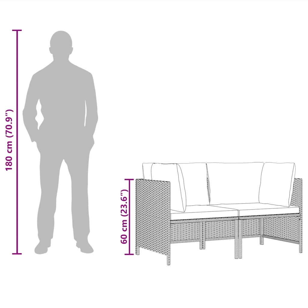 Garden Sofa Grey