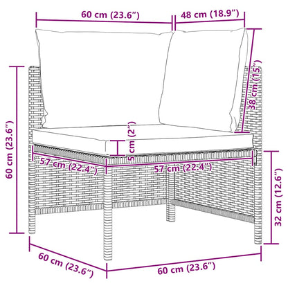 Garden Sofa Grey, Anthracite