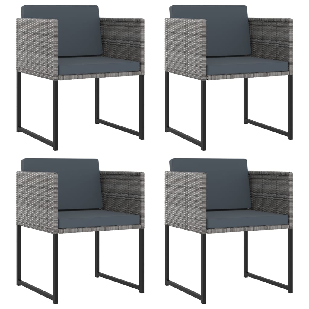 Garden Dining Set Grey