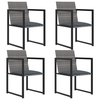 Outdoor Dining Set Grey, Black, Anthracite
