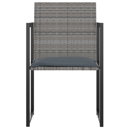 Outdoor Dining Set Grey, Black, Anthracite