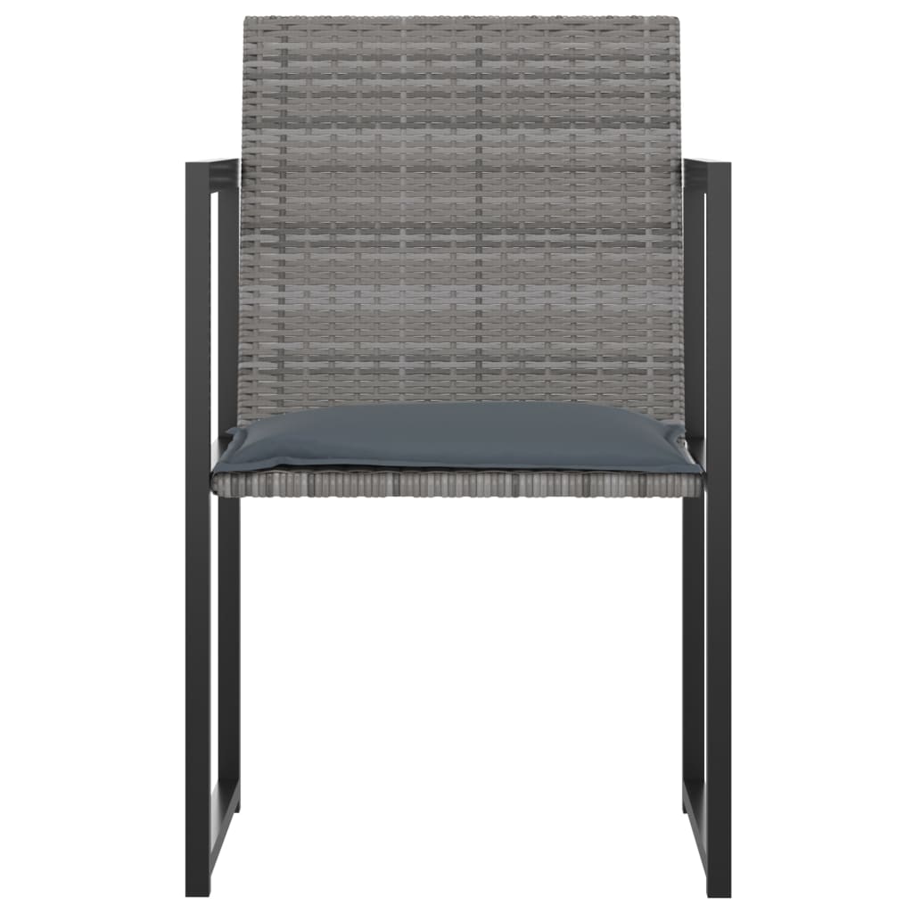 Outdoor Dining Set Grey, Black, Anthracite
