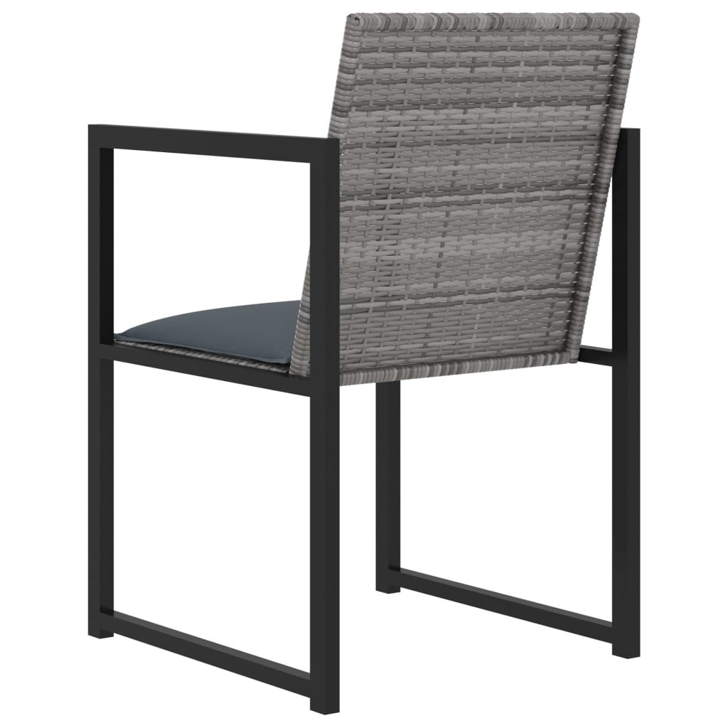 Outdoor Dining Set Grey, Black, Anthracite