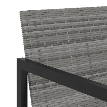 Outdoor Dining Set Grey, Black, Anthracite