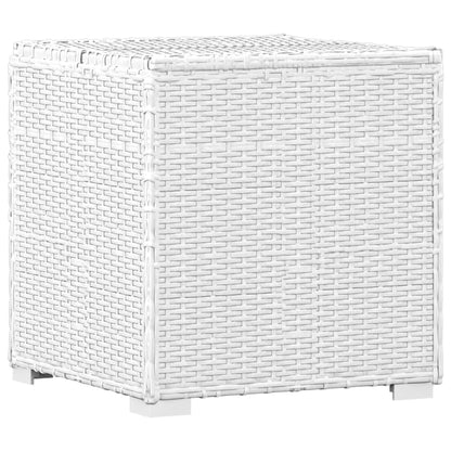 Sun Lounger White and Black