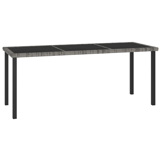 Garden Dining Table Grey