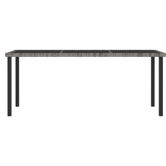Garden Dining Table Grey