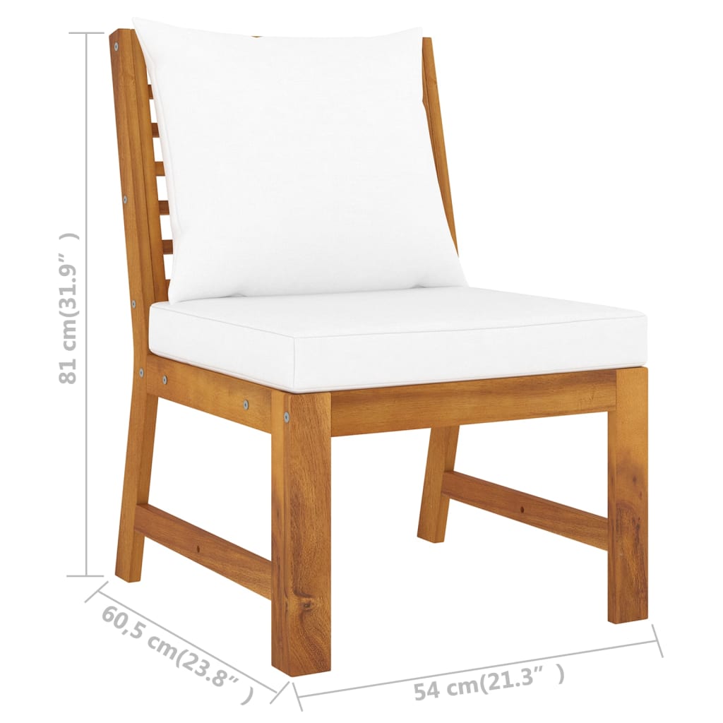 Bookshelf Board Cream Solid acacia wood, fabric (100% polyester)
