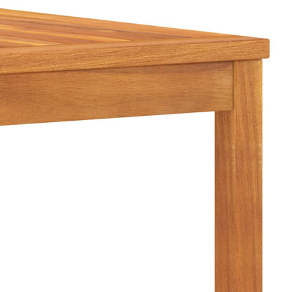 Garden Lounge Set Cream and Natural Wood