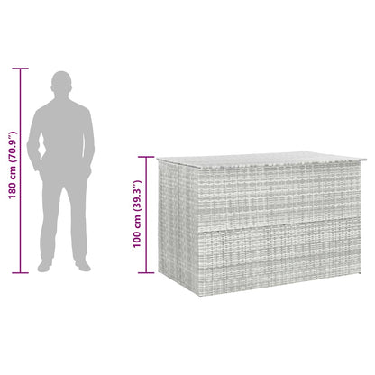 Outdoor Storage Box Light grey