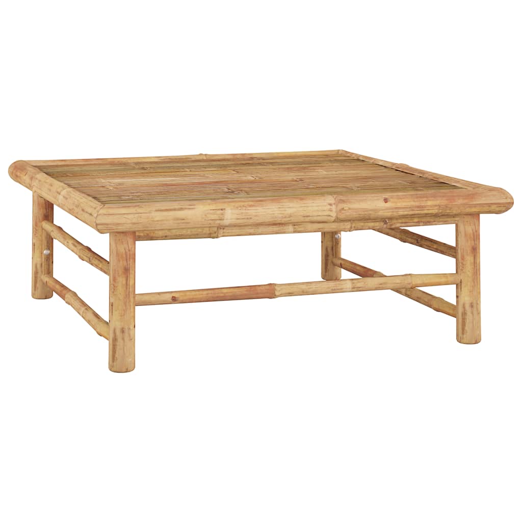 Garden Lounge Set Dark Grey Bamboo Medium Modular