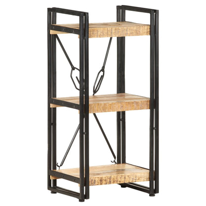 Bookcase Natural wood grains, Black