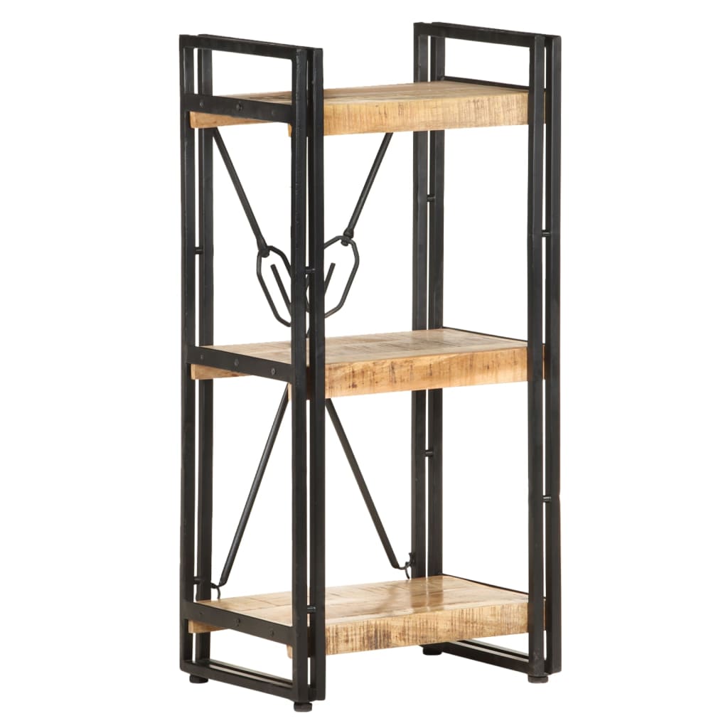 Bookcase Natural wood grains, Black