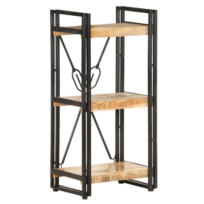 Bookcase Natural wood grains, Black