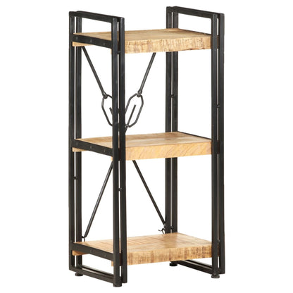 Bookcase Natural wood grains, Black