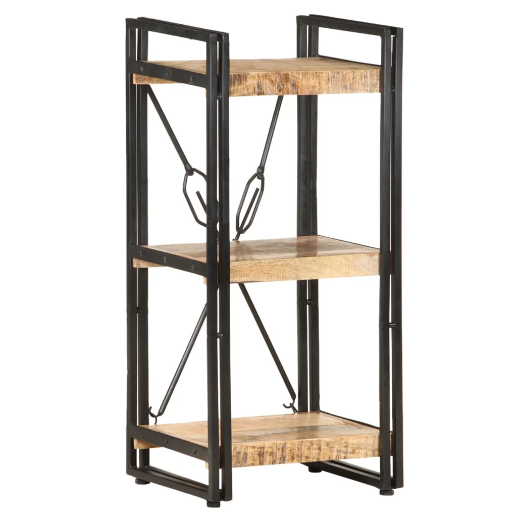 Bookcase Natural wood grains, Black