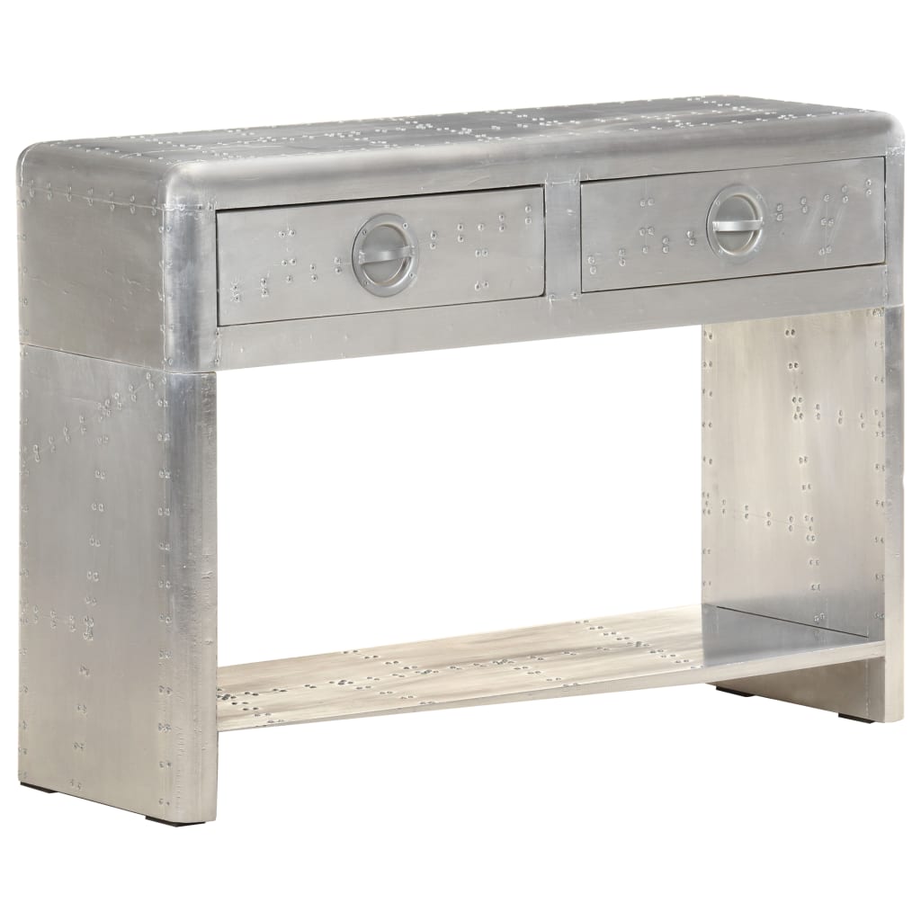 Aviator Sideboard Silver Metal Medium Aviator Sideboard