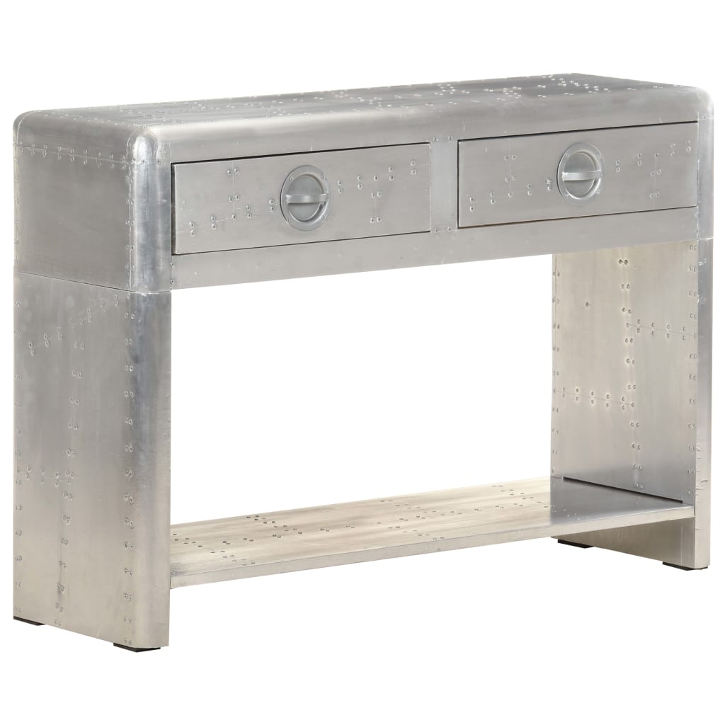 Aviator Sideboard Silver Metal Medium Aviator Sideboard