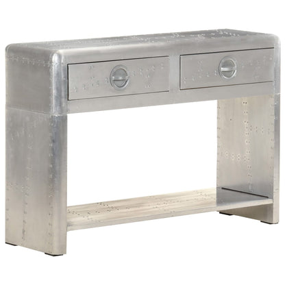 Aviator Sideboard Silver Metal Medium Aviator Sideboard