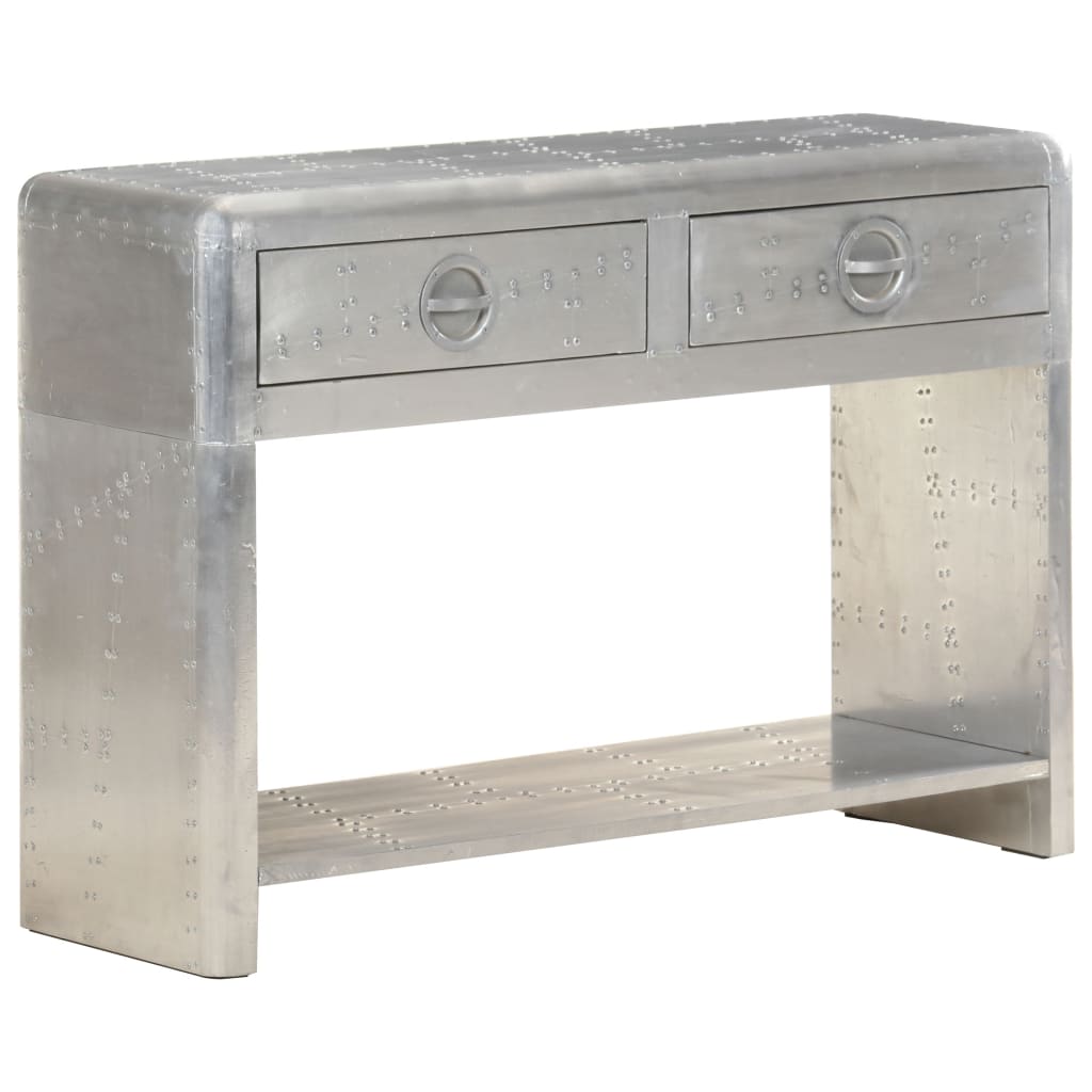 Aviator Sideboard Silver Metal Medium Aviator Sideboard
