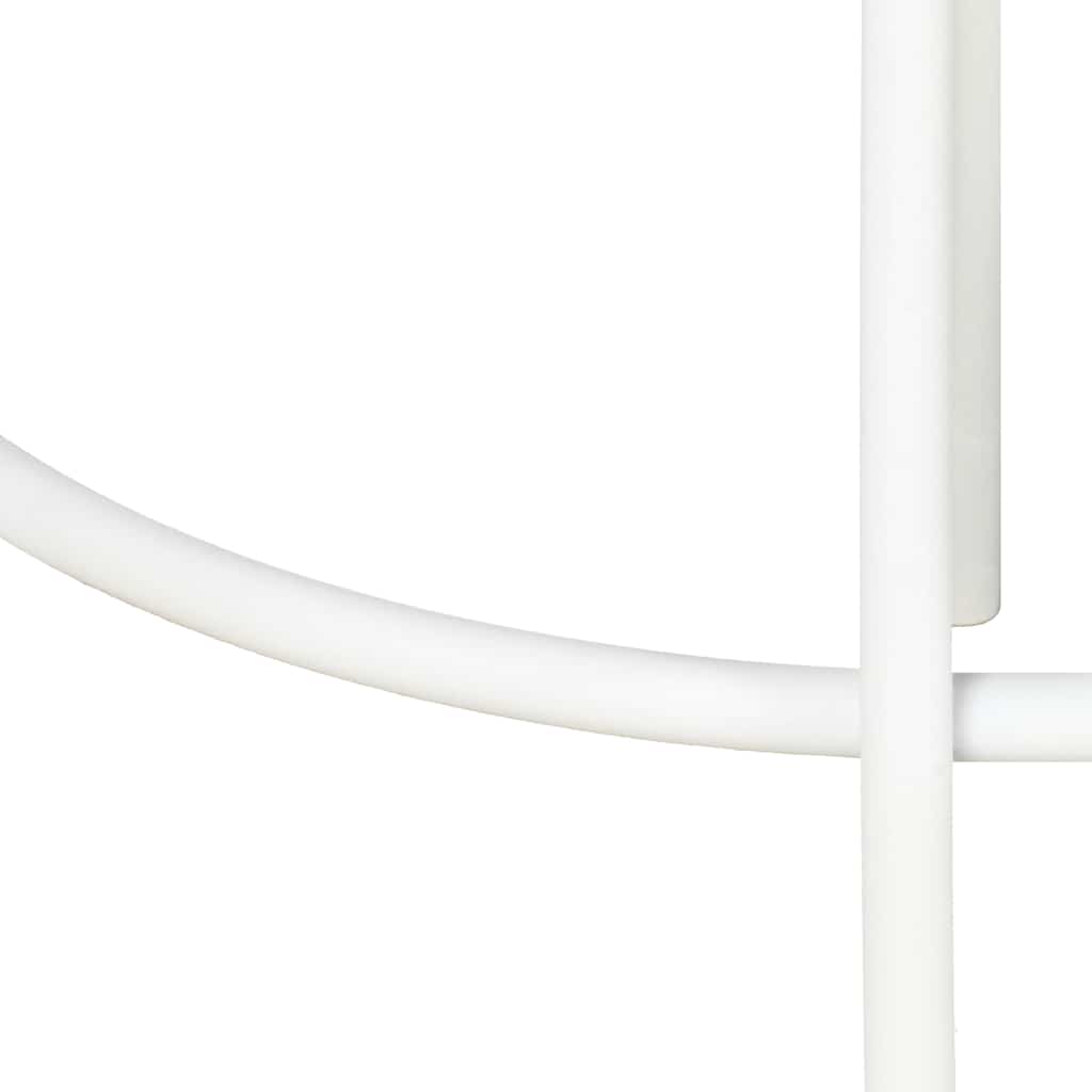 Bar Stool Set of 2 Bleached wood, White