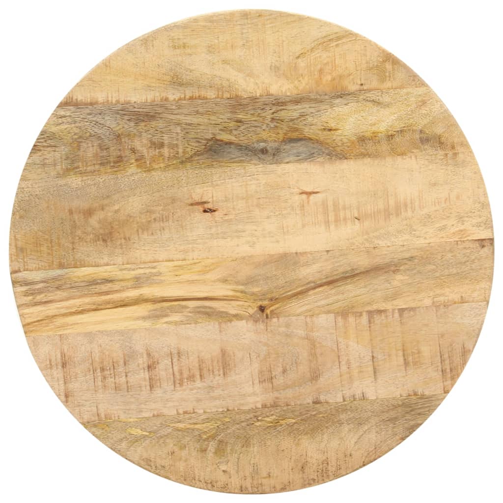 Side Table Natural Wood Solid Mango Wood Durable Side Table