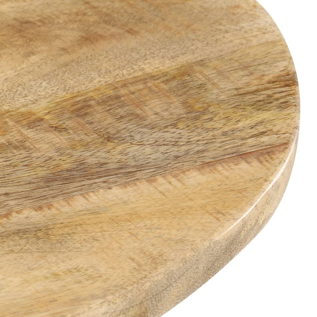 Side Table Natural Wood Solid Mango Wood Durable Side Table