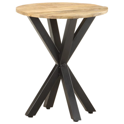 Side Table Natural Wood Solid Mango Wood Durable Side Table