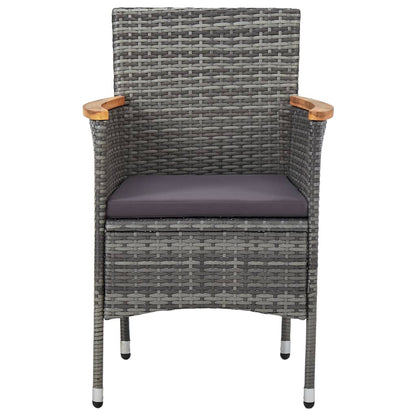Dining Set Grey and brown