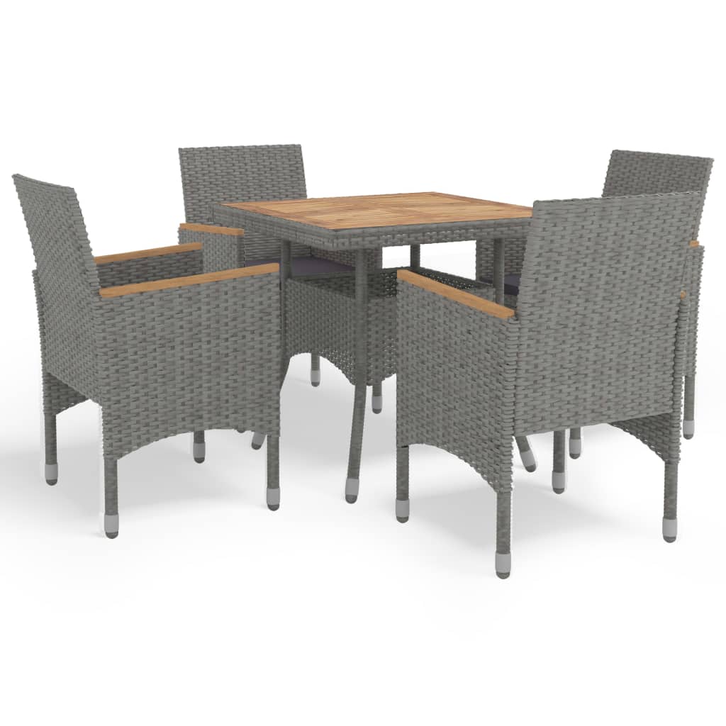 Dining Set Grey and brown