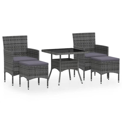 Garden Dining Set Grey