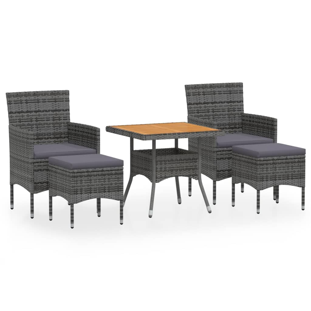Garden Dining Set Grey