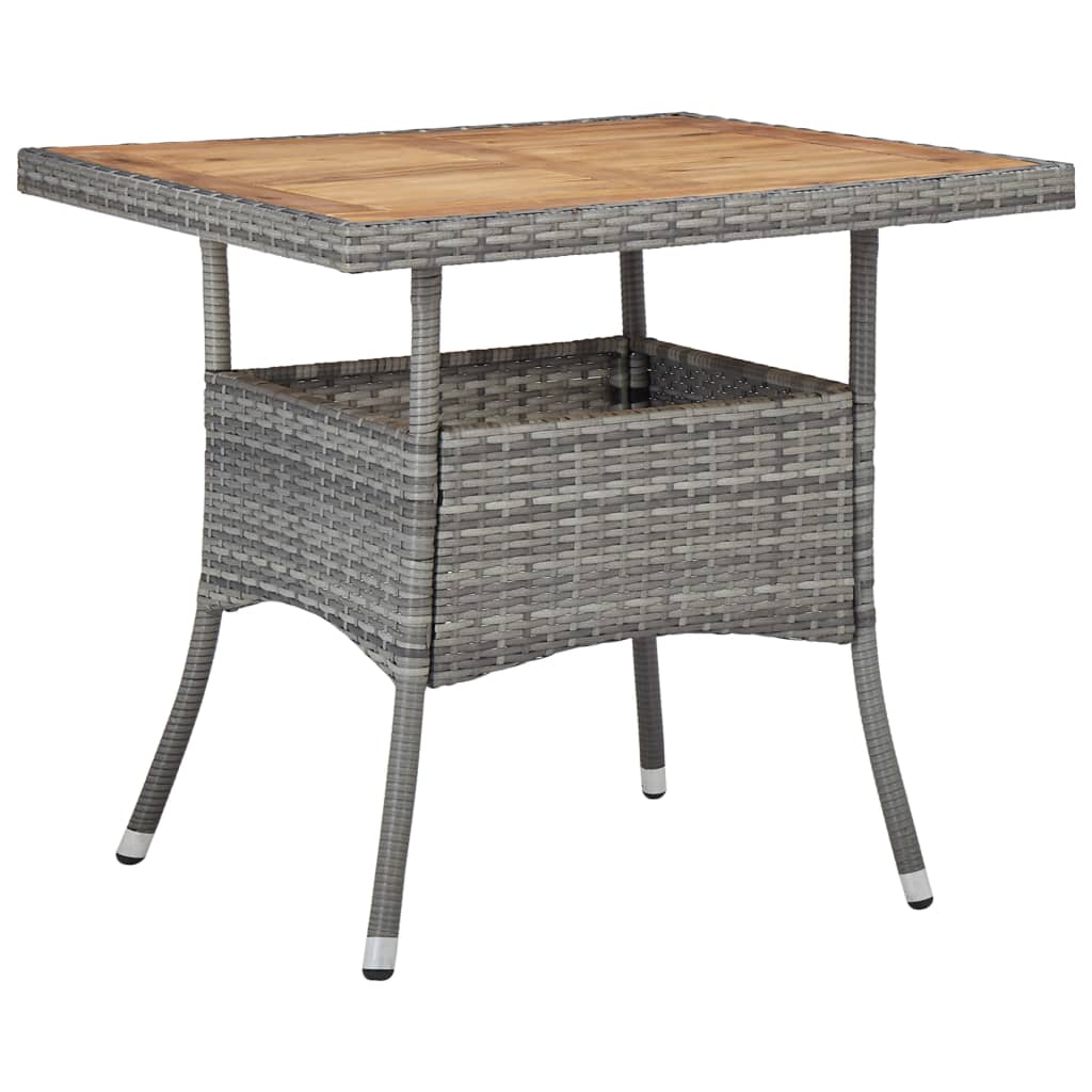 Garden Dining Set Grey
