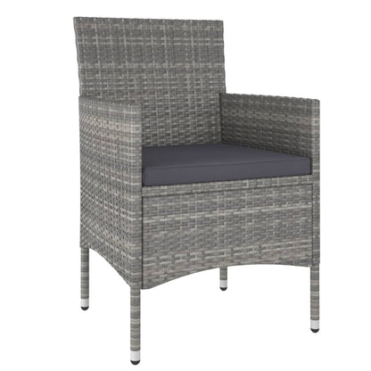 Garden Dining Set Grey