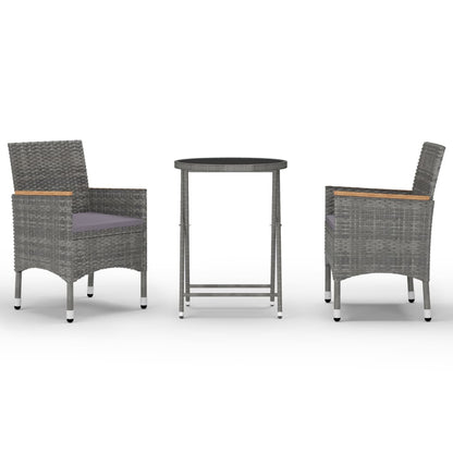 Bistro Set Grey