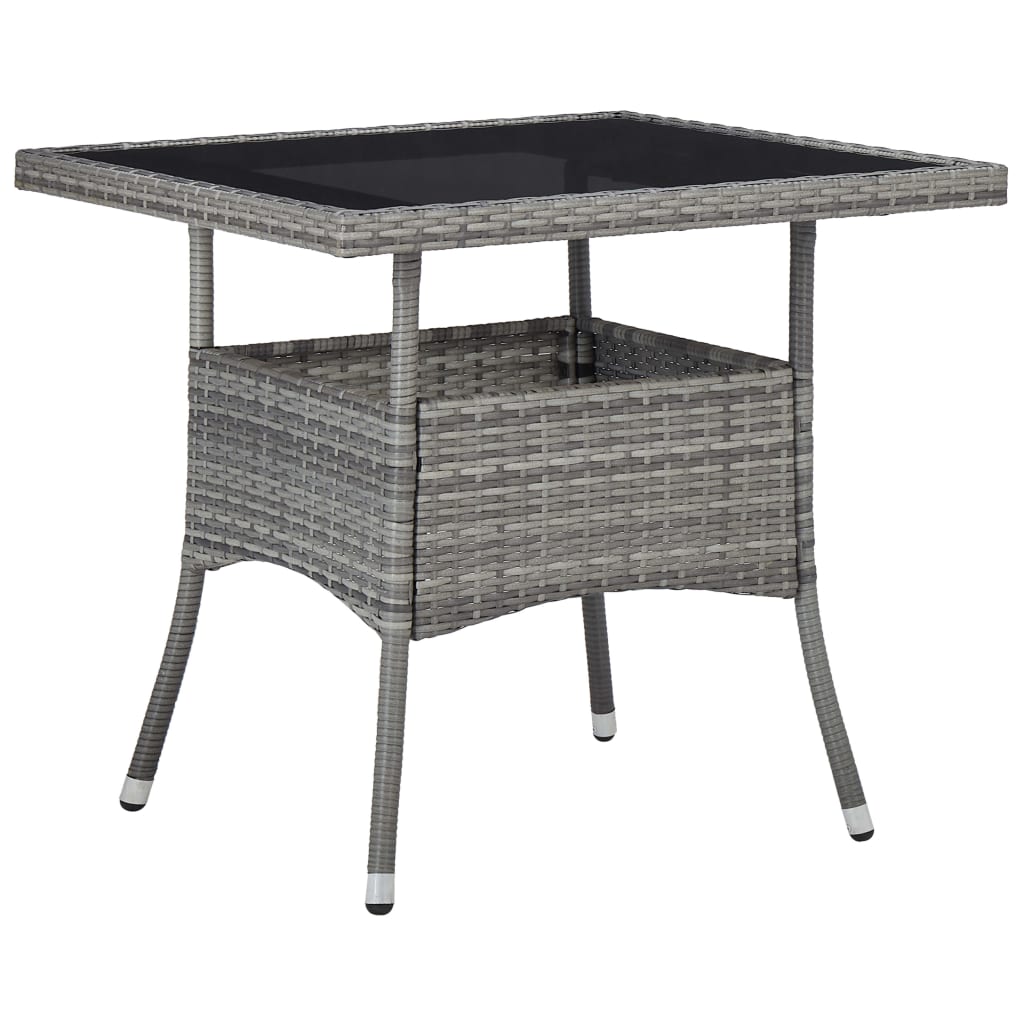 Garden Dining Set Grey